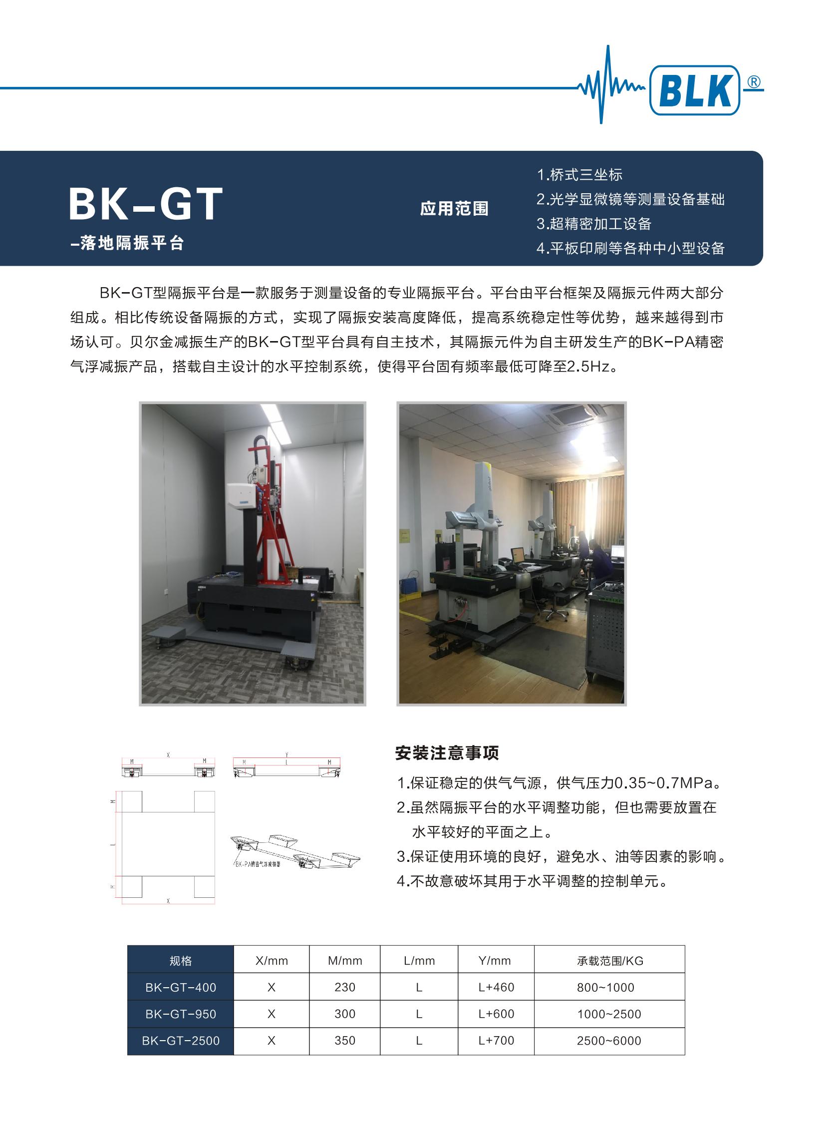 BK-GT-落地隔振平臺 BK-GT-落地隔振平臺